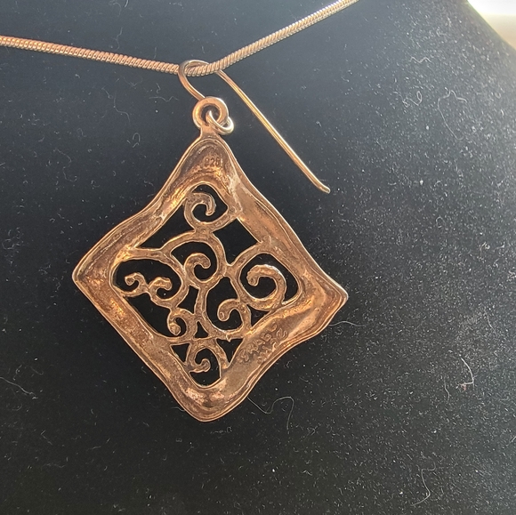 Shablool Didae .925 Sterling Silver Israel Dangle Earrings - Picture 5 of 7